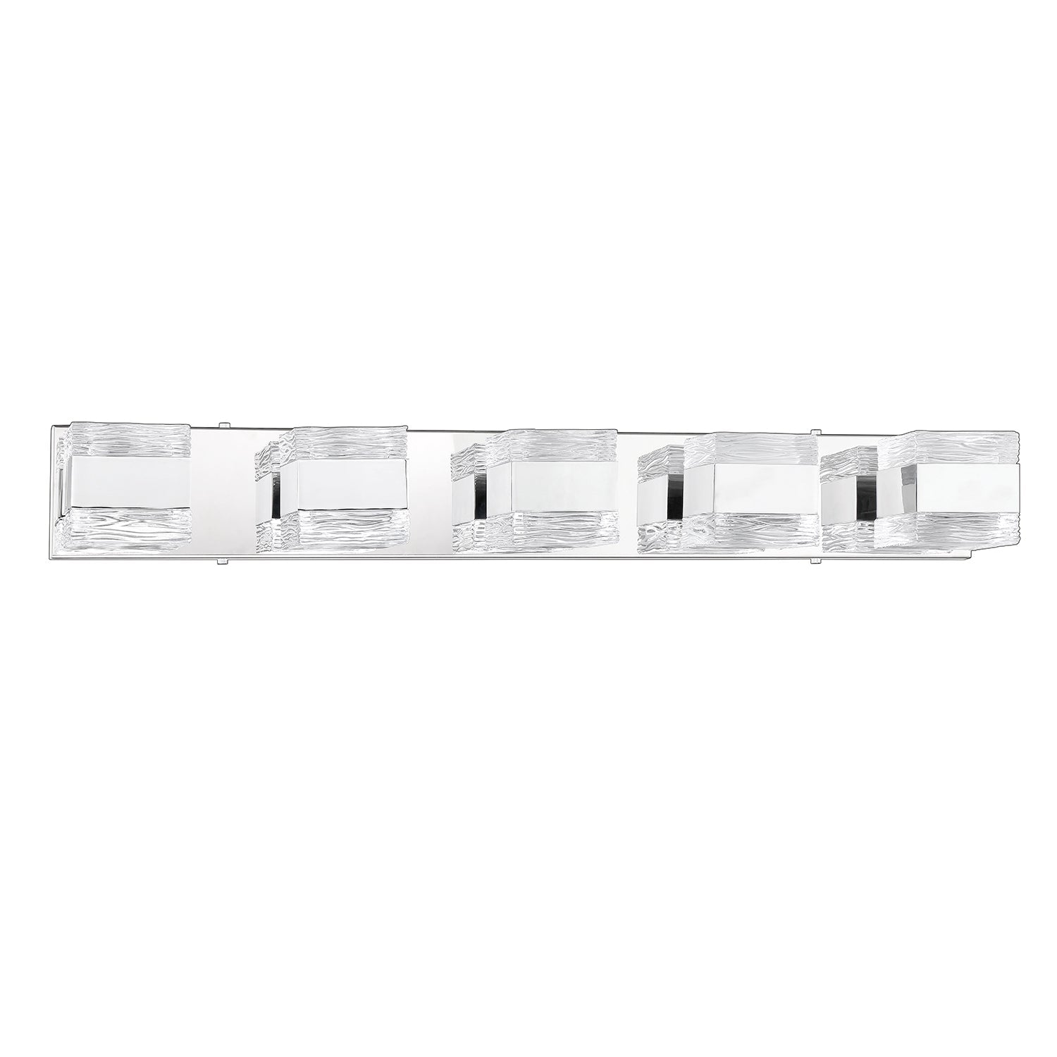 CUBIX 3-Light Chrome Vanity Light - 5L-CH
