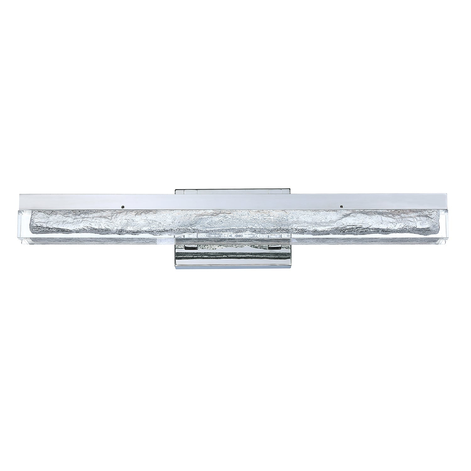 ICE AGE 24 in. Black LED Vanity - Chrome