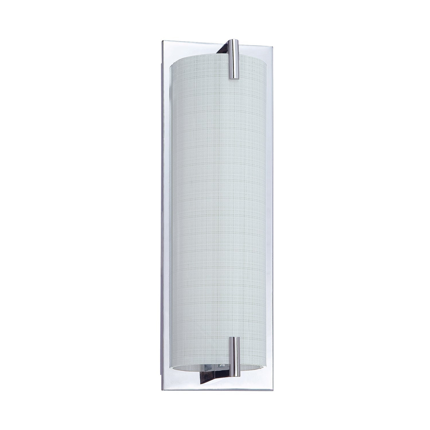 PARAMOUNT 3-Light Chrome Vanity Light with Linen Glass - 3L-CH