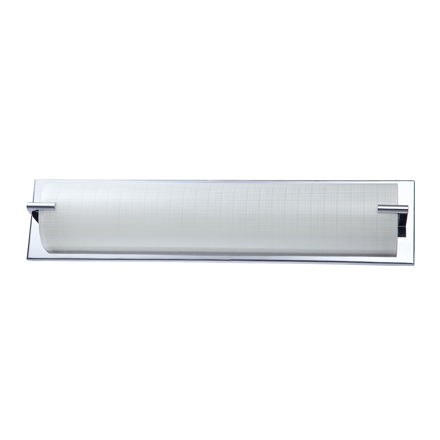 PARAMOUNT 3-Light Chrome Vanity Light with Linen Glass - 4L-CH