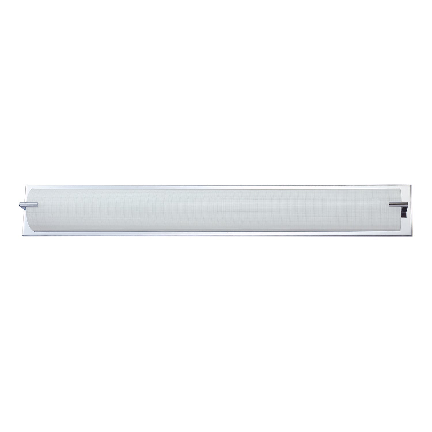 PARAMOUNT 3-Light Chrome Vanity Light with Linen Glass - 6L-CH