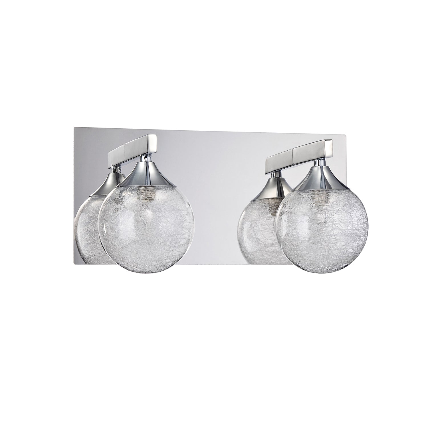 FYBRA 1-Light Chrome Vanity Light - 2L-CH