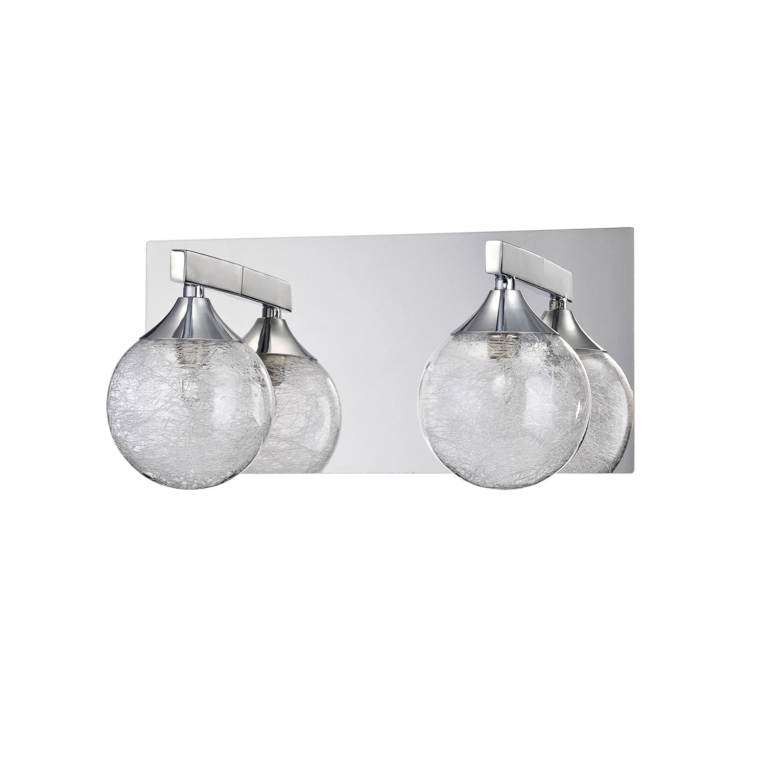 FYBRA 1-Light Chrome Vanity Light - 2L-CH