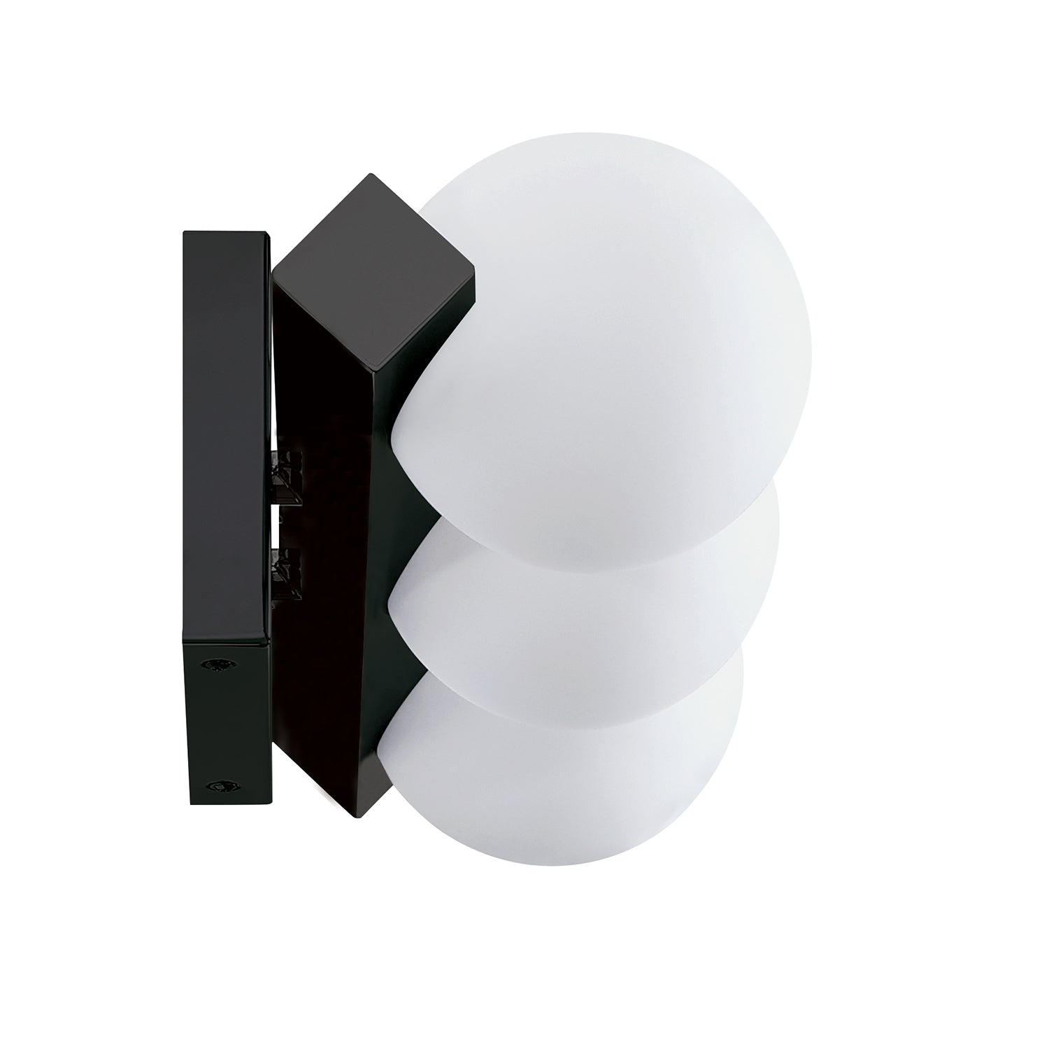 ORBITRON 3-Light Black Vanity - Black