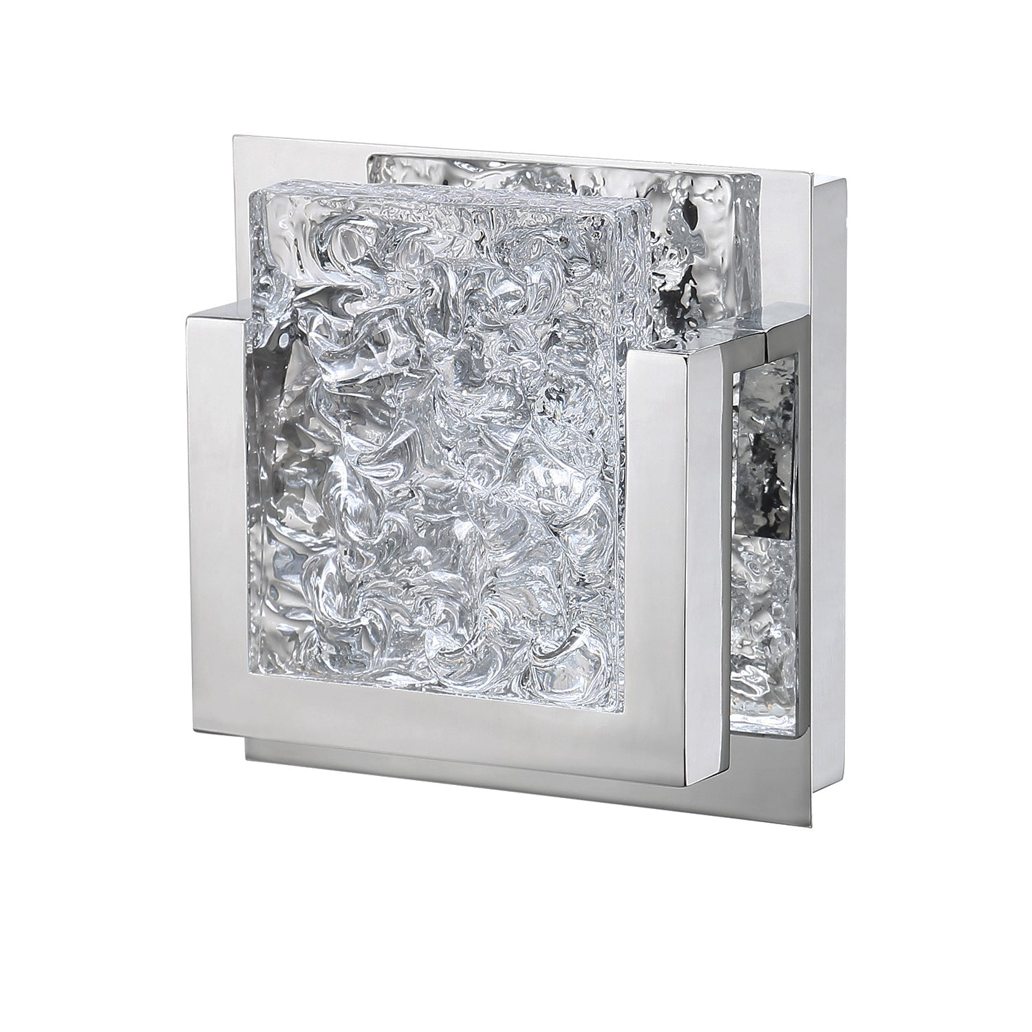 ICE-LAVA 1-Light Chrome LED Vanity Light - 1L-CH