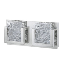 Load image into Gallery viewer, ICE-LAVA 1-Light Chrome LED Vanity Light - 2L-CH
