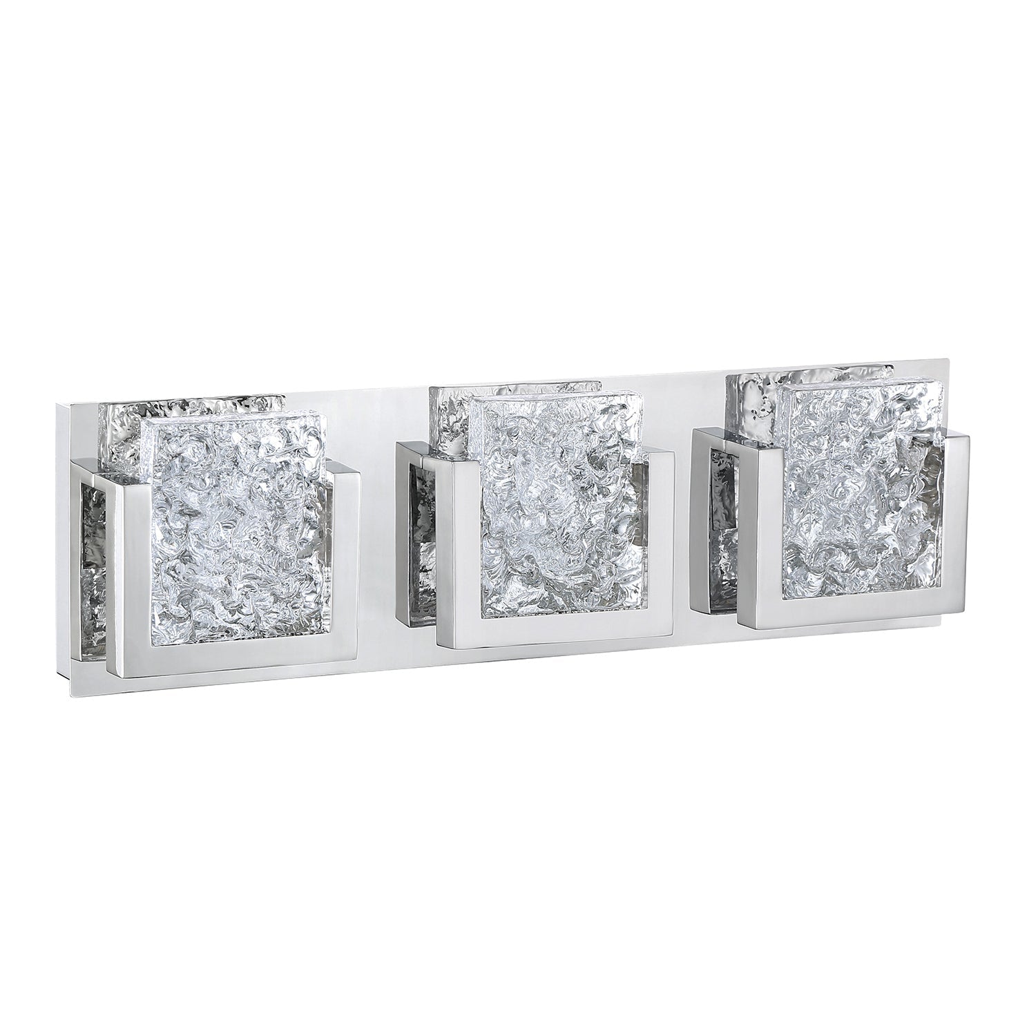 ICE-LAVA 1-Light Chrome LED Vanity Light - 3L-CH
