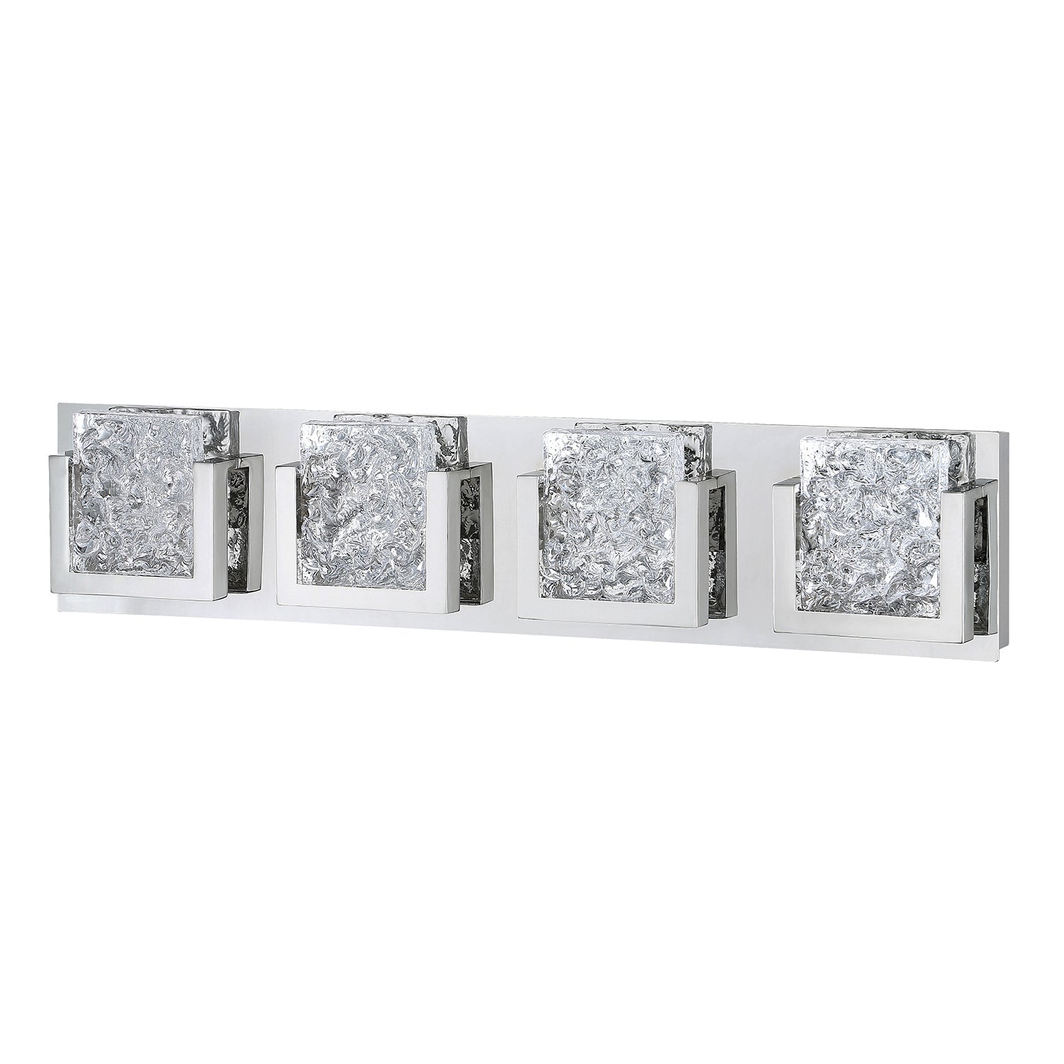 ICE-LAVA 1-Light Chrome LED Vanity Light - 4L-CH