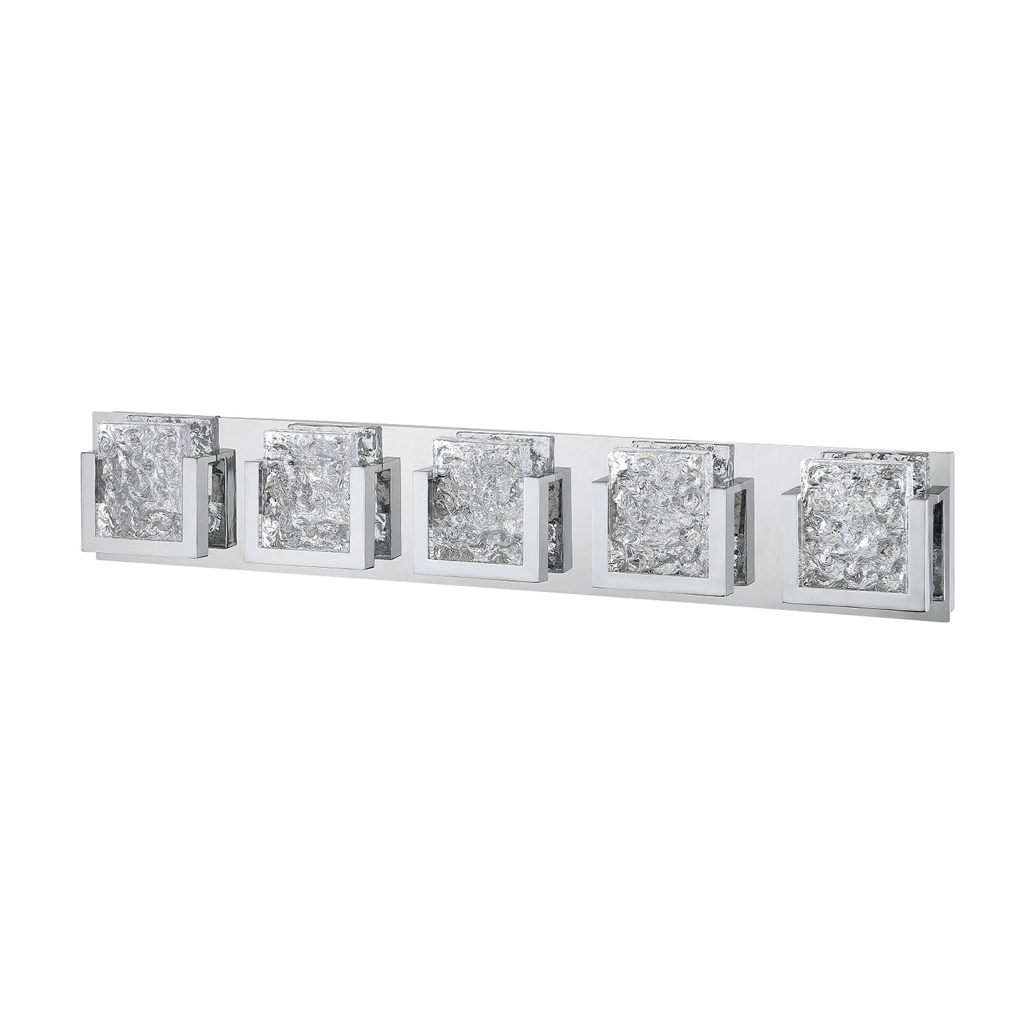ICE-LAVA 1-Light Chrome LED Vanity Light - 5L-CH