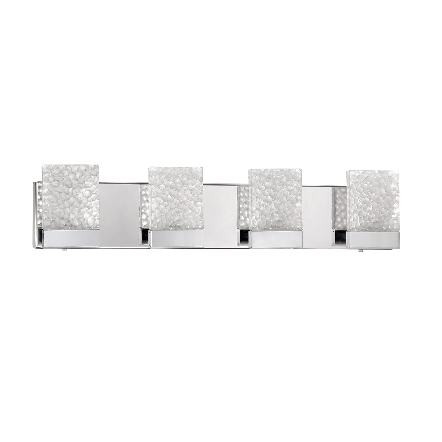 ASTRON 4-Light-LED Chrome Vanity Light with Glass style #1 - 2CH
