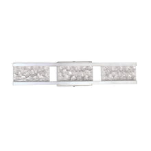 Load image into Gallery viewer, CALLAVIO 3-Light-LED Chrome Vanity Light with Glass style #2 - 6CH
