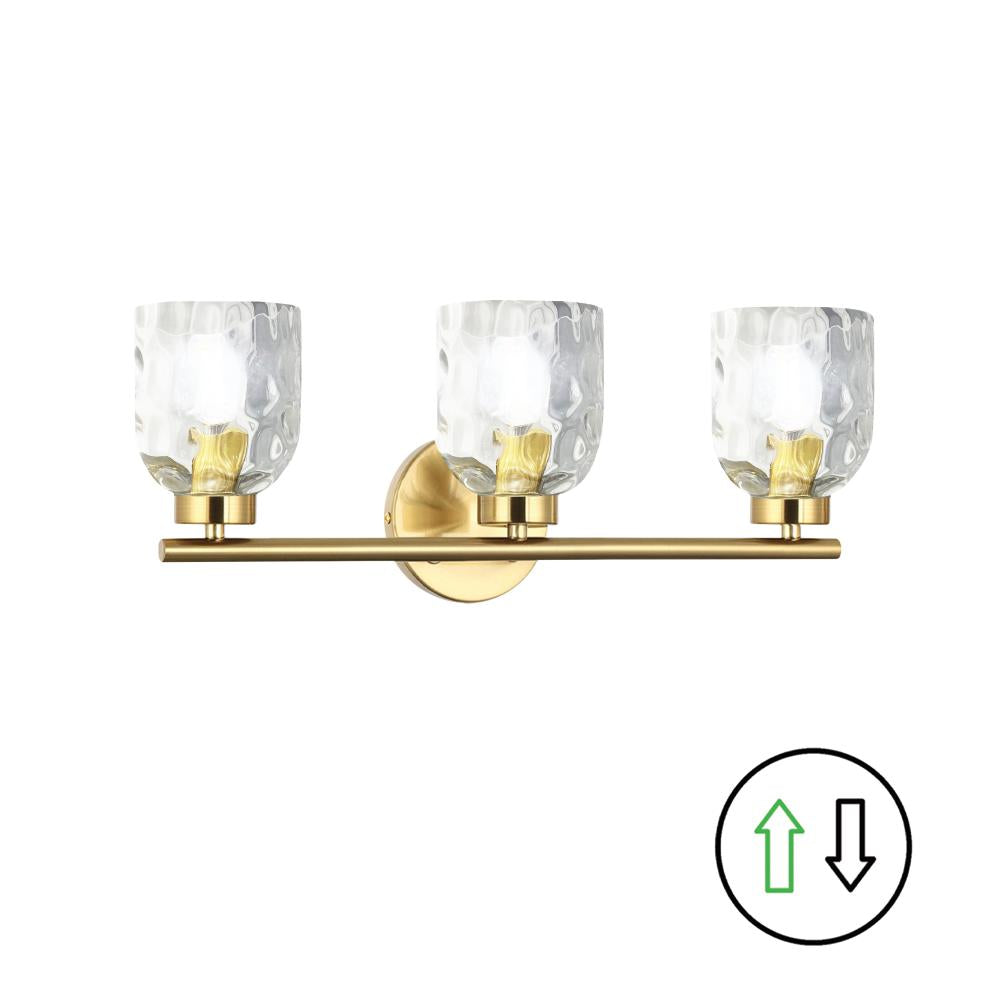 3LT Vanity, AGB w/ CLR Water Glass