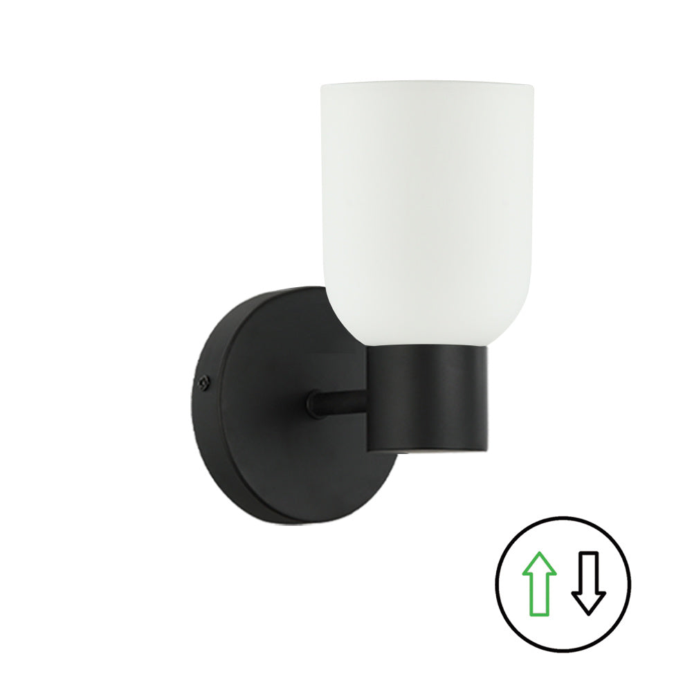 1LT Wall Sconce, MB w/ Opal Glass