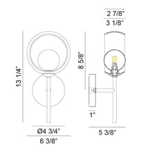 Load image into Gallery viewer, Delcia Wall Sconce (2 Finishes)
