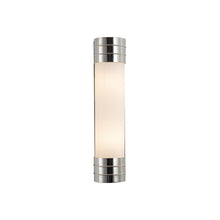 Load image into Gallery viewer, Willard 18-in Polished Nickel/Opal Matte Glass 2 Lights Wall/Vanity
