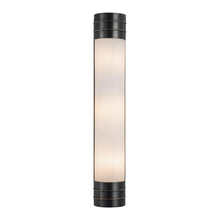 Load image into Gallery viewer, Willard 24-in Urban Bronze/Opal Matte Glass 3 Lights Wall/Vanity
