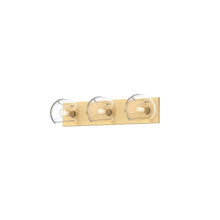 Load image into Gallery viewer, Willow 22-in Brushed Gold/Clear Glass 3 Lights Vanity
