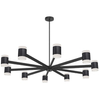 Load image into Gallery viewer, 140W Chandelier, MB w/ FR Acrylic Diff
