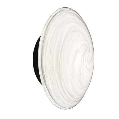 5W Wall Sconce, MB w/ Swirl Glass