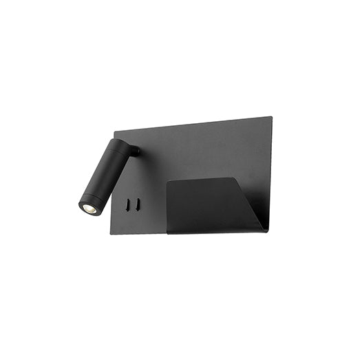 Dorchester LED Right Hand Phone Shelf Wall Sconce (2 Finishes)