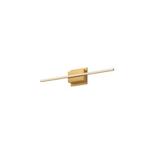 Load image into Gallery viewer, Vega Minor 24-in Brushed Gold LED Wall Sconce
