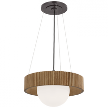 Load image into Gallery viewer, Arena 18&quot; Ring and Globe Chandelier
