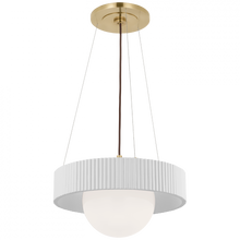 Load image into Gallery viewer, Arena 18&quot; Ring and Globe Chandelier
