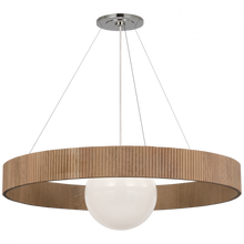 Load image into Gallery viewer, Arena 53&quot; Ring and Globe Chandelier
