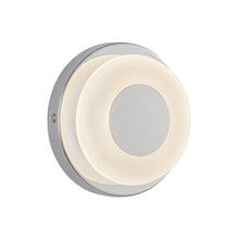 Load image into Gallery viewer, Stephord 4-in Chrome/Frosted Glass LED Wall Sconce
