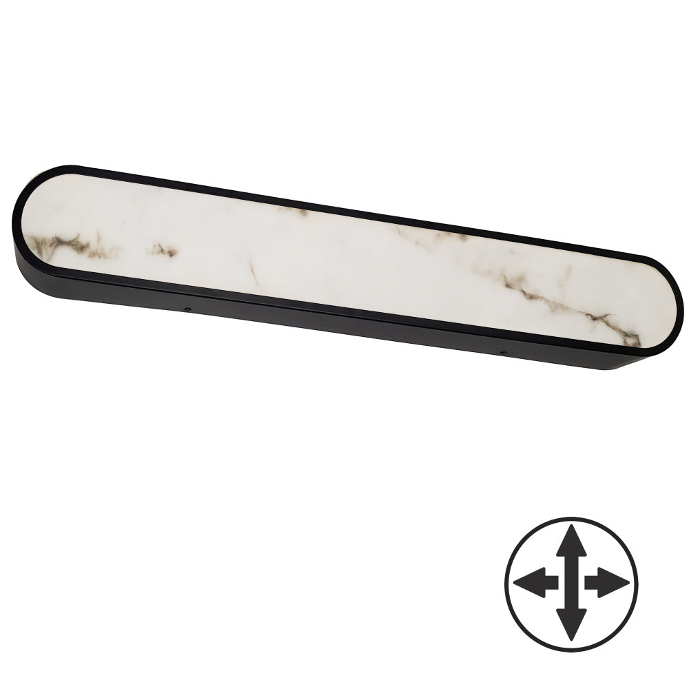 40W Wall Sconce, MB w/ Alabaster Diffuser