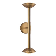 Load image into Gallery viewer, Arden 23-in Brushed Gold/Opal Glass LED Wall/Vanity Light
