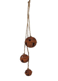 18"L RUST JINGLE BELL CLUSTER ORNAMENT