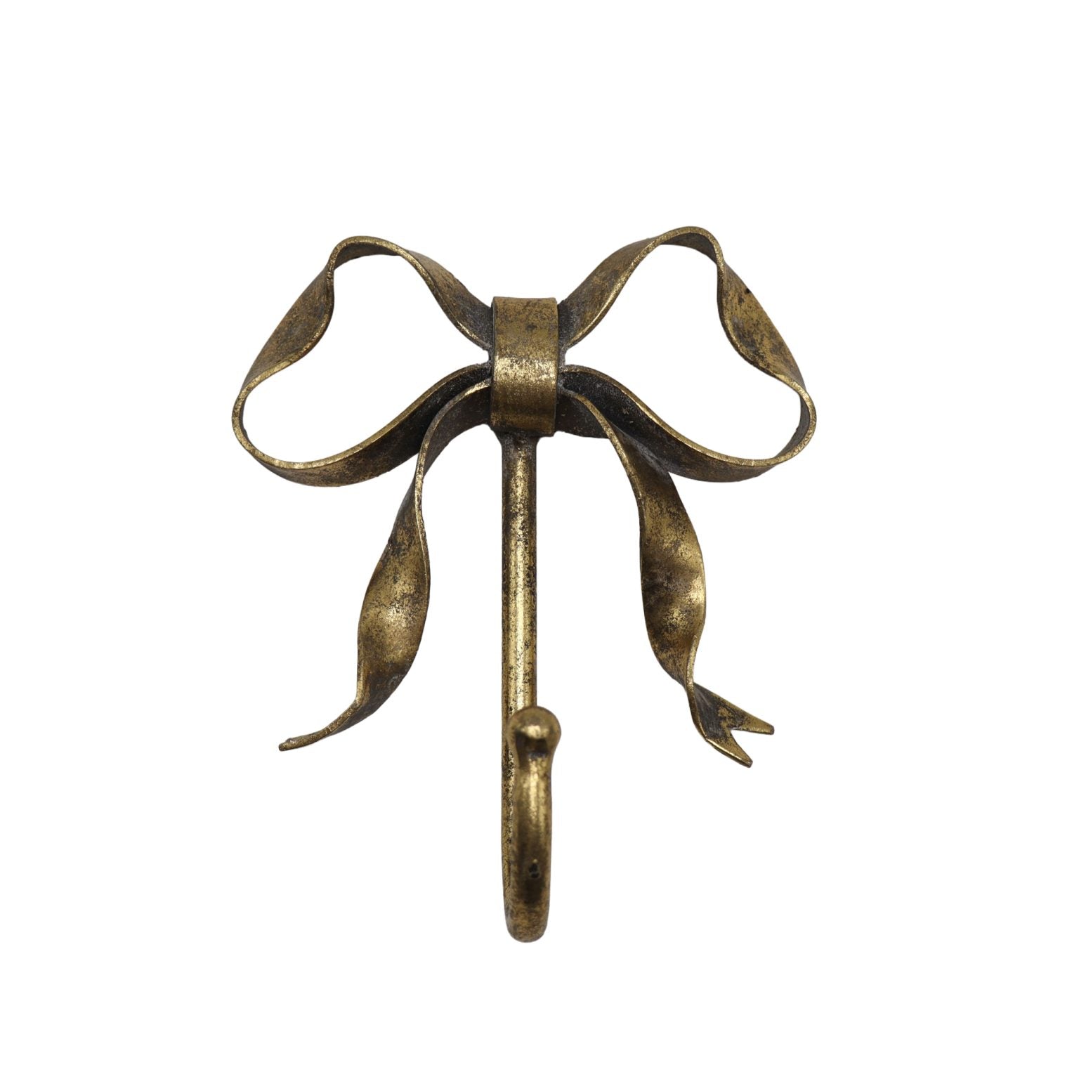 Bow Hook Metal 5″X3″ Antique Gold