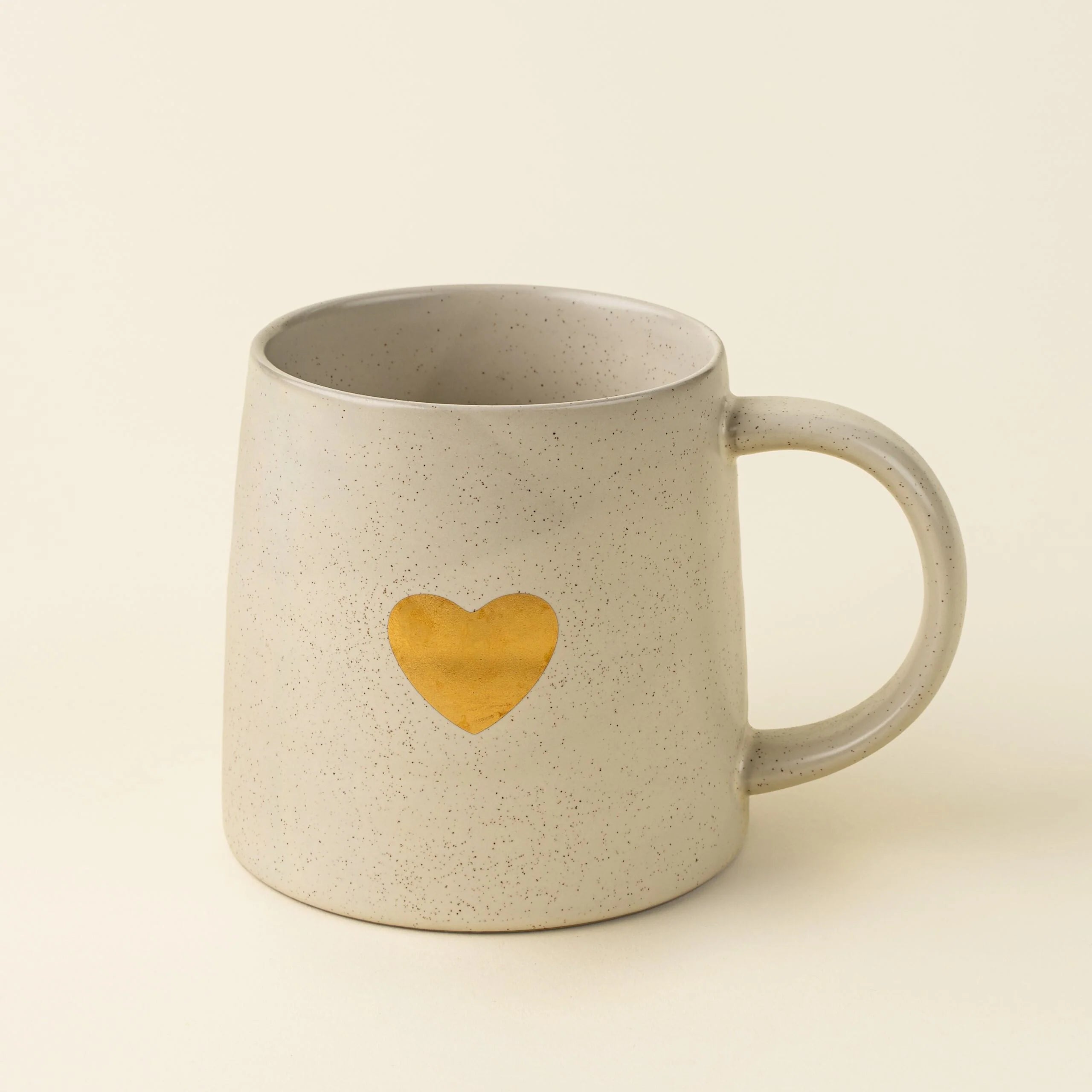 Gold Heart Mug