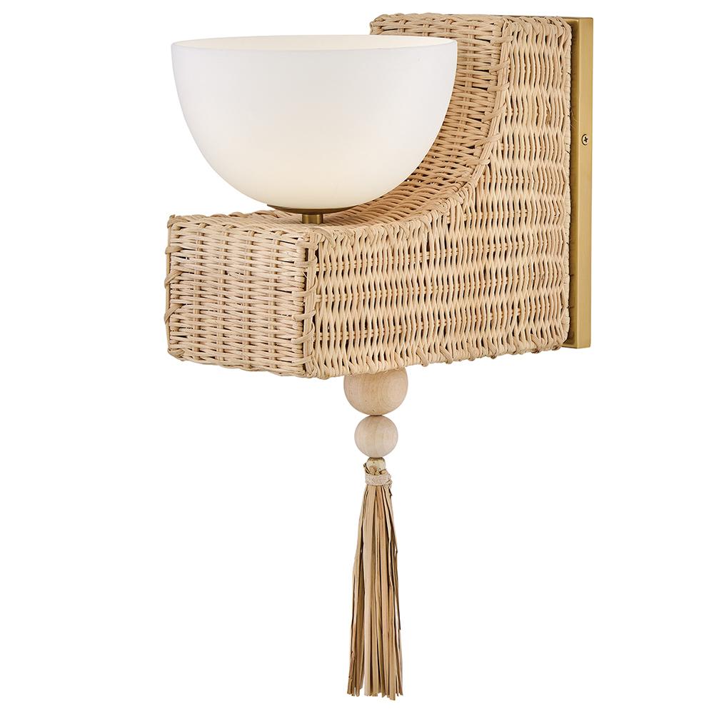 Medium Single Light Sconce - Brass