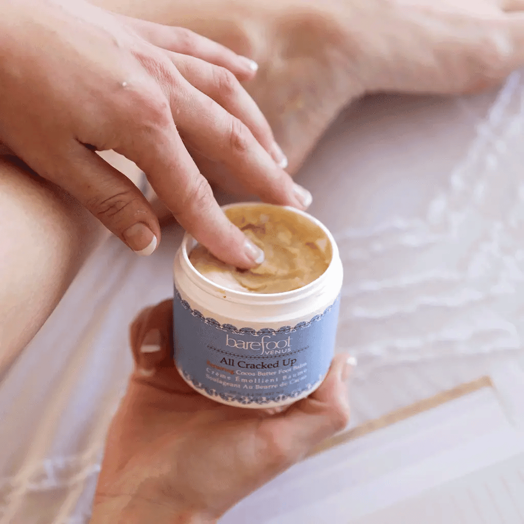 All Cracked Up | Foot Balm MEGA-MOISTURE FOR DRY, CRACKED FEET.