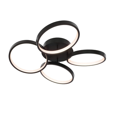 4 - Ring Flush Mount, 5CCT - Black