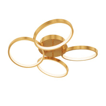 Load image into Gallery viewer, 4 - Ring Flush Mount, 5CCT - Gold
