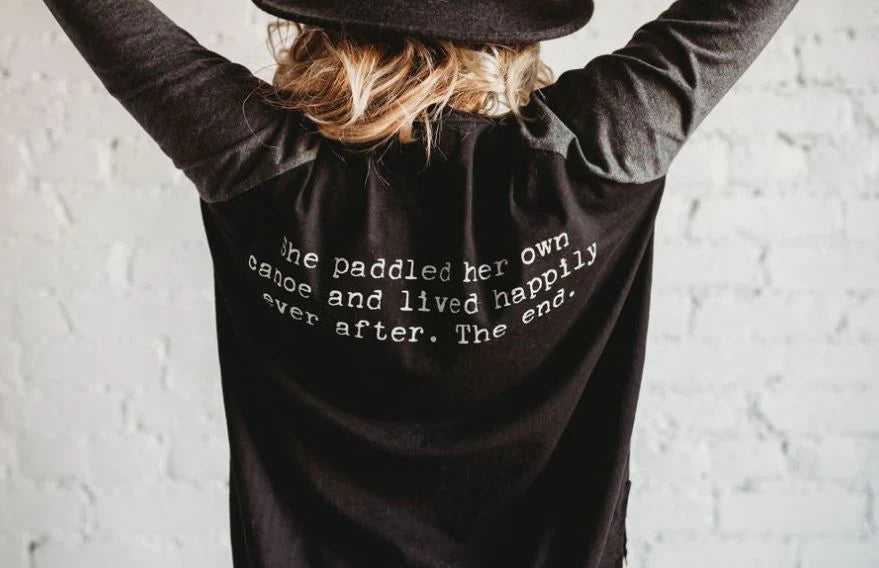 The Classic Raglan- She paddled her own canoe