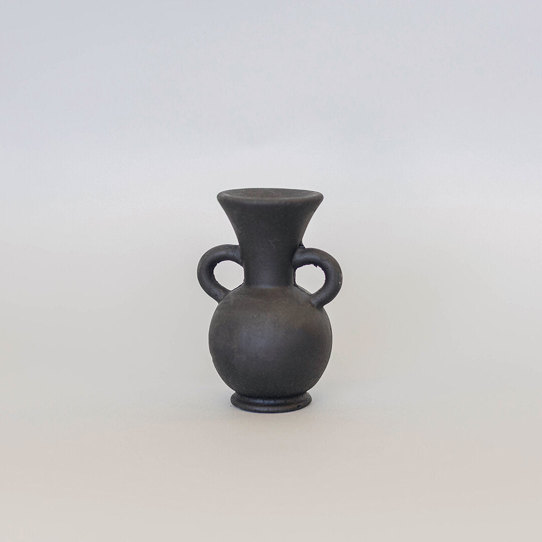 Cement Vase with Handles