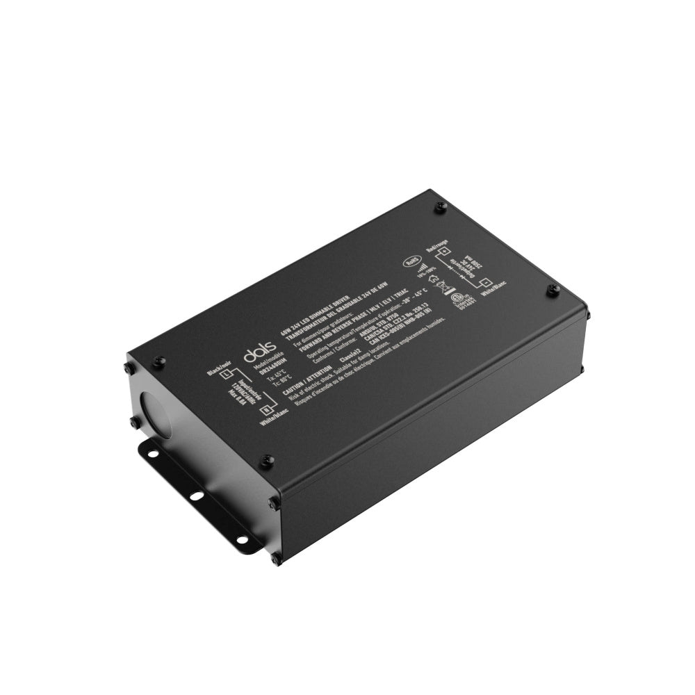 60w 24v Dimmable Hardwired Driver, Two Outputs