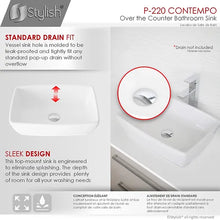 Load image into Gallery viewer, Contempo 19&quot; Vessel Sink
