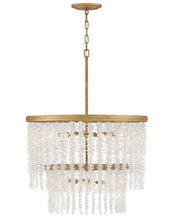 Load image into Gallery viewer, Rubina Chandelier in Burnished Gold (2 Sizes)
