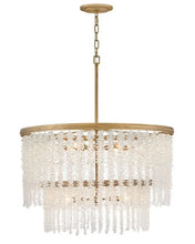 Load image into Gallery viewer, Rubina Chandelier in Burnished Gold (2 Sizes)
