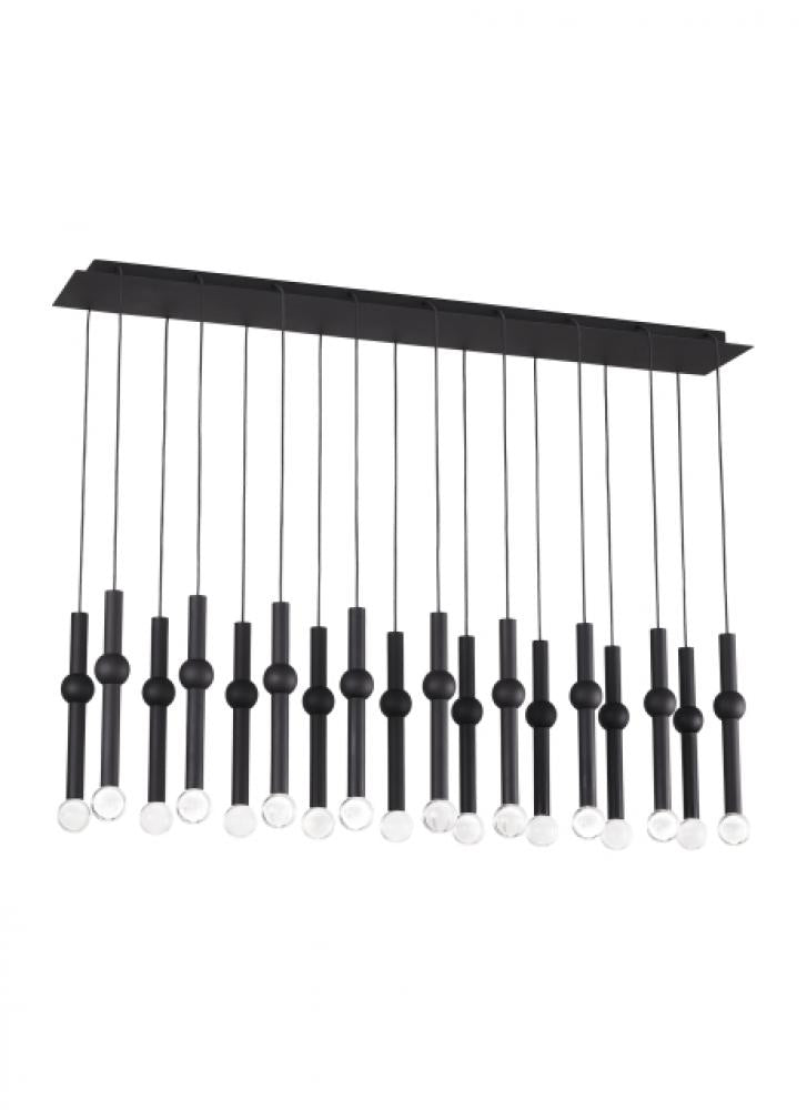 Guyed 18 Light Chandelier