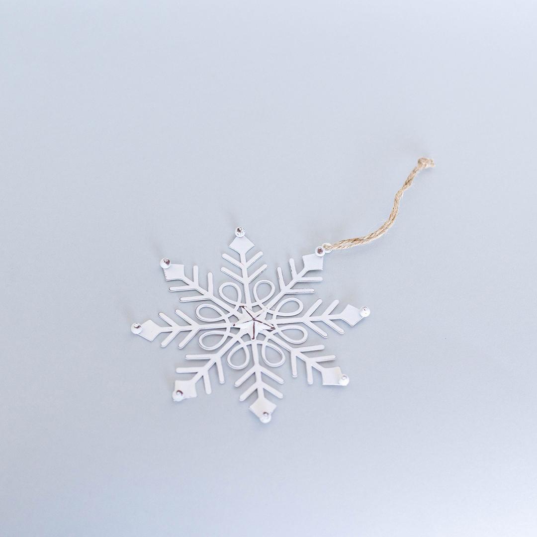 Metal Snowflake Ornament