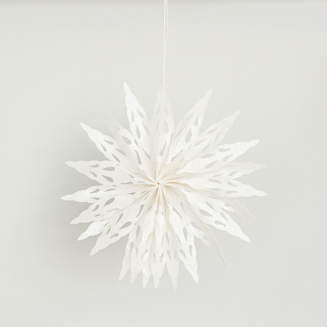 Fabric Snowflake Decoration