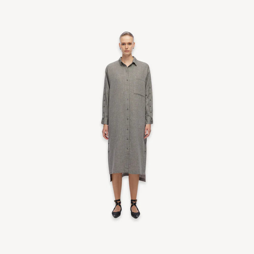 City Collection Grandad Collar Shirt