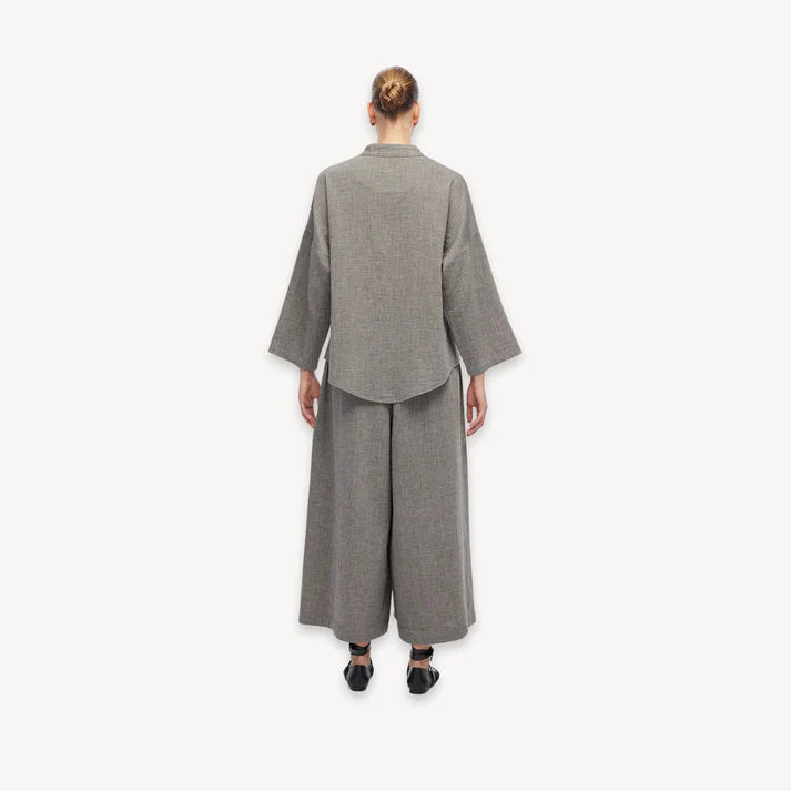 City Collection Grandad Collar Shirt