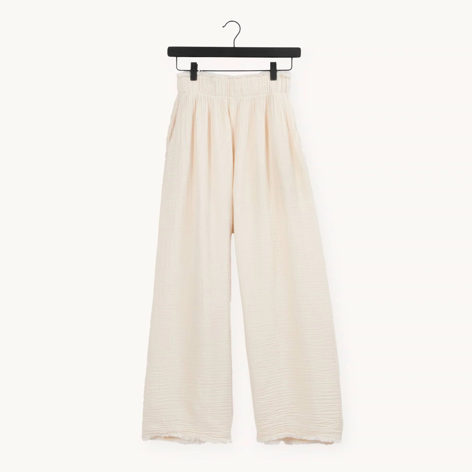 Crinkle Ruffled Pants